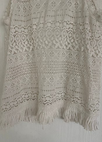 Nakışlı Bohem Kız çoçuk Yeleği - Görsel 5