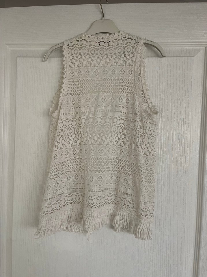 Nakışlı Bohem Kız çoçuk Yeleği - Görsel 4