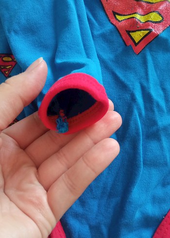 Mavi Süper Kahraman Bebek Body 2'li - Görsel 6