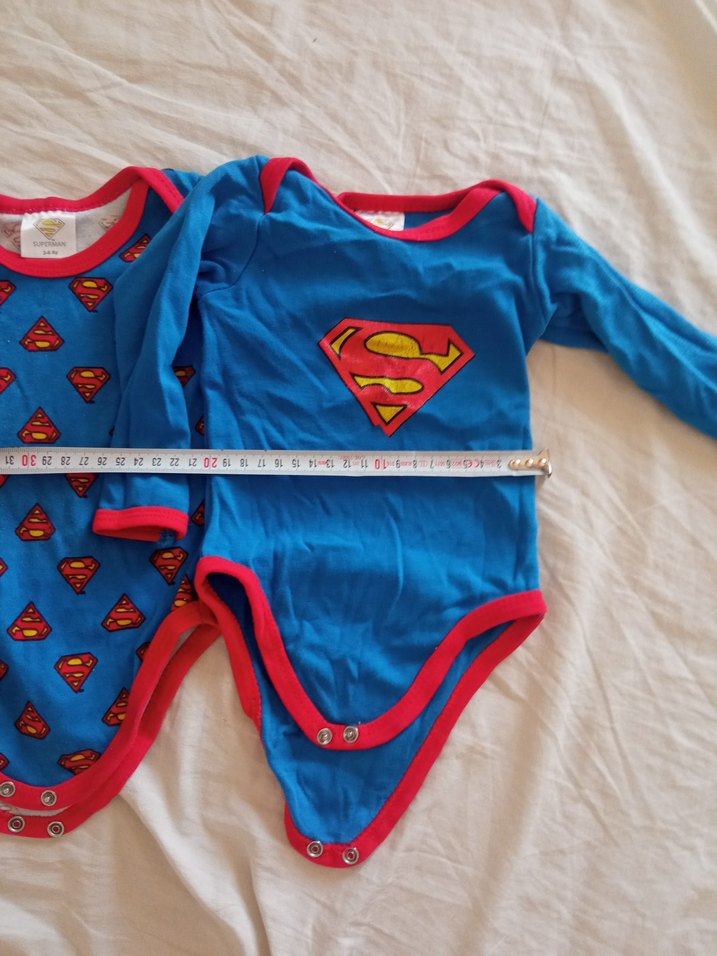 Mavi Süper Kahraman Bebek Body 2'li - Görsel 5