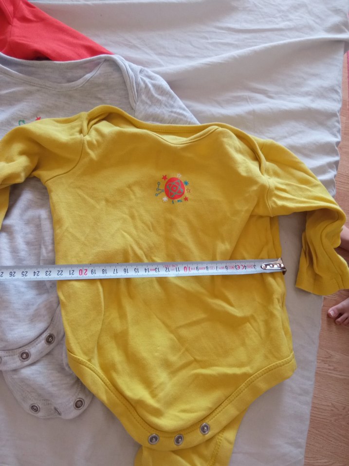MotherCare 3-6ay Uzun Kollu Bebek Body Zıbın - Görsel 4