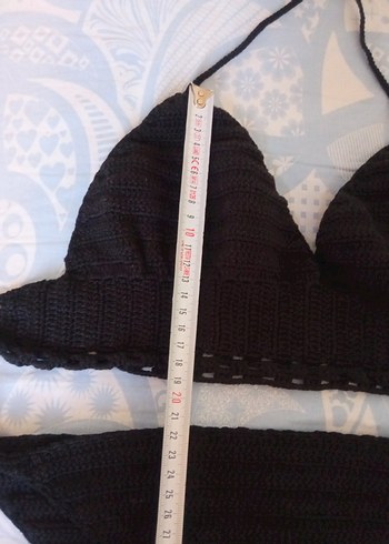 Diğer Siyah Örme Bikini Takımı 40-42 beden