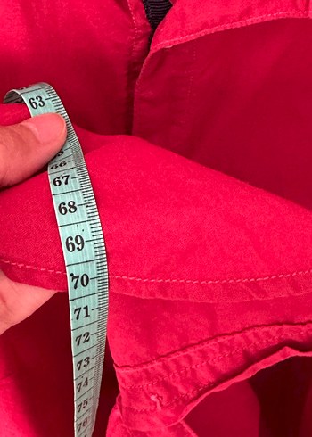 Kırmızı Slim Fit Erkek Gömlek - Görsel 3