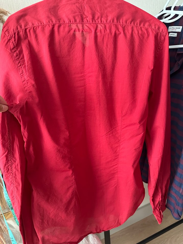 Kırmızı Slim Fit Erkek Gömlek - Görsel 5