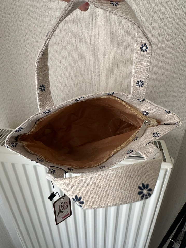 Bohem Beyaz Desenli Kadın Omuz Çantası - Görsel 2