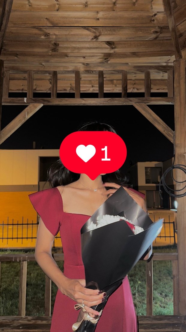 Bordo Drapeli Kadın Midi Elbise - Görsel 4