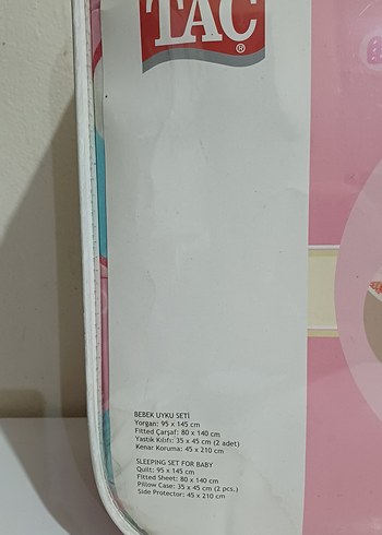 Taç Çilek Kız Bebek Nevresim Takımı - Pembe