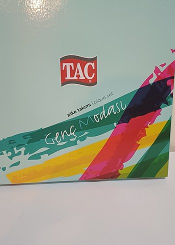 Mor ve Gri Baskılı Pike  Takımı - Görsel 6