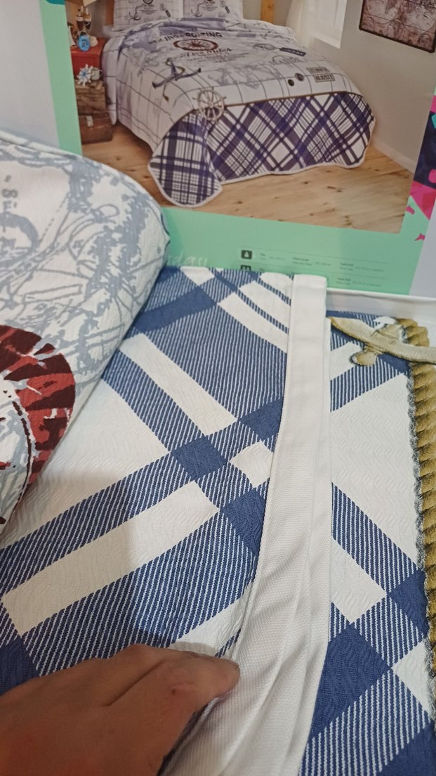 Mor ve Gri Baskılı Pike  Takımı - Görsel 2