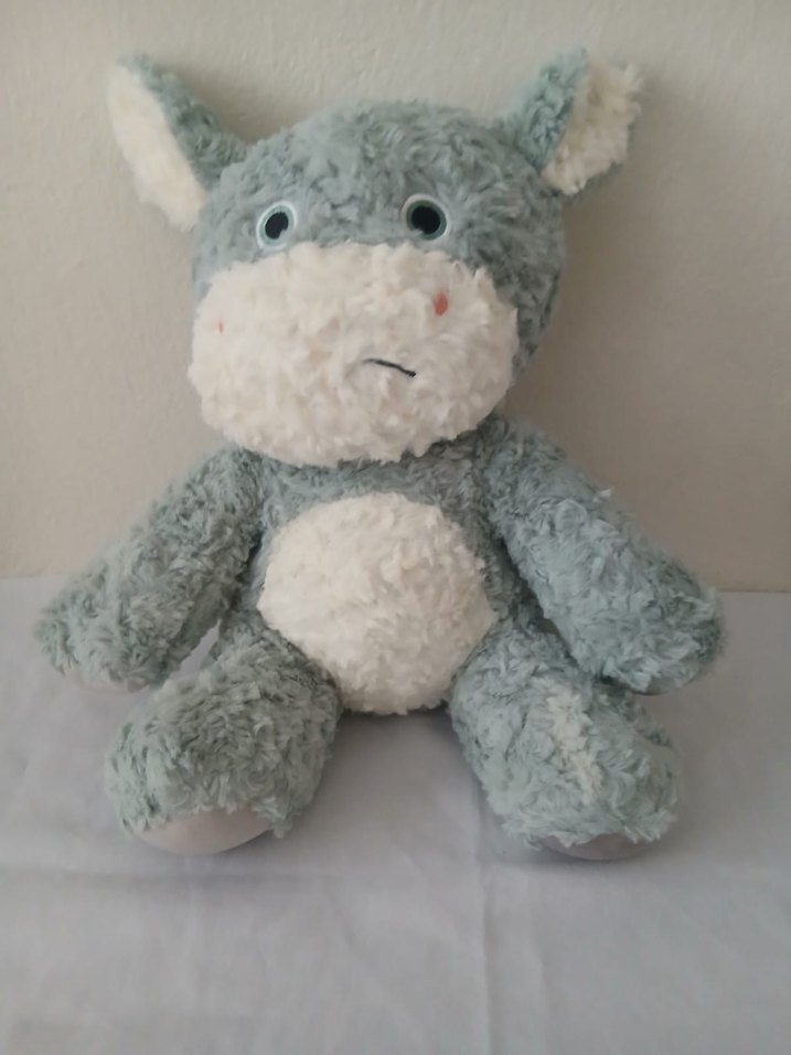 Gri Peluş Oyuncak Eşek - Görsel 2