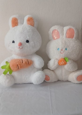 Beden Renk Beyaz Peluş Tavşan Oyuncak