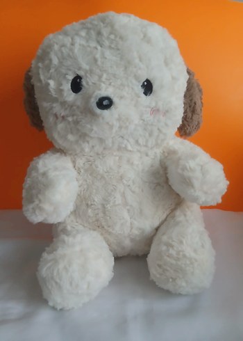 Beyaz Peluş Oyuncak Köpek - Görsel 5