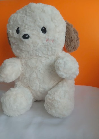 Beyaz Peluş Oyuncak Köpek - Görsel 3