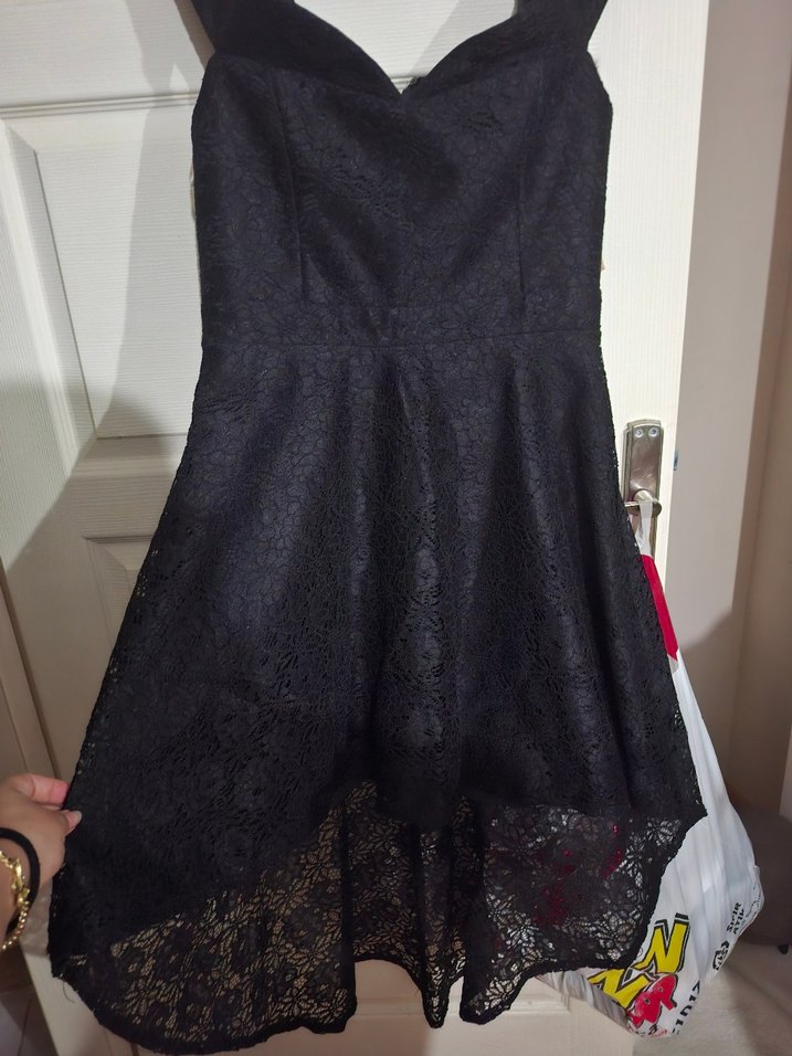 Siyah Özel Dikim Abiye - Görsel 3