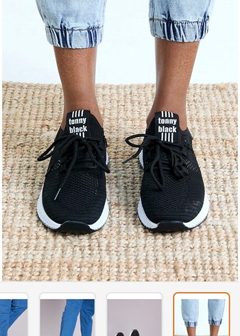 Tonny Black Unisex Spor Ayakkabı - Görsel 3