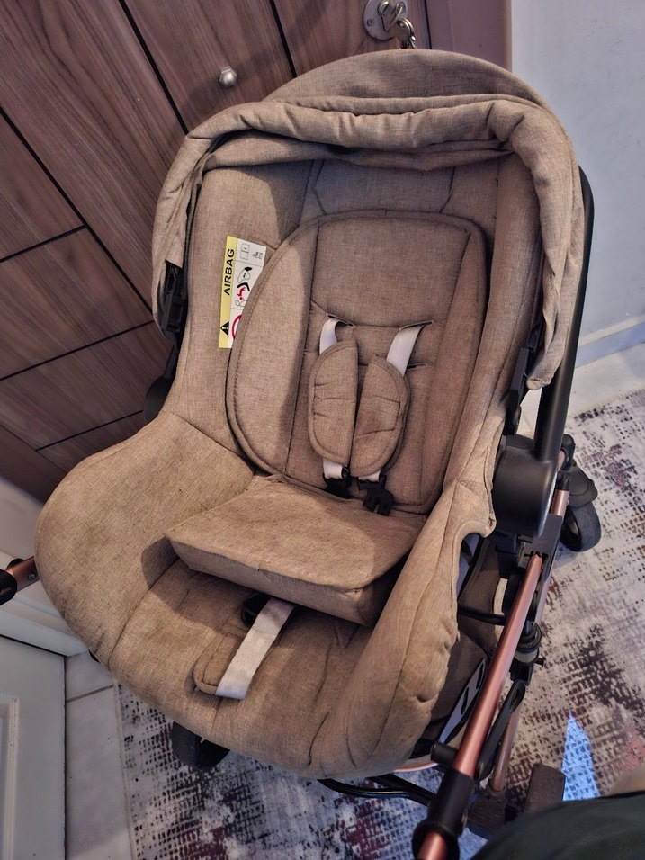 Babyhope Çift Yönlü Travel Sistem Bebek Arabası - Görsel 3