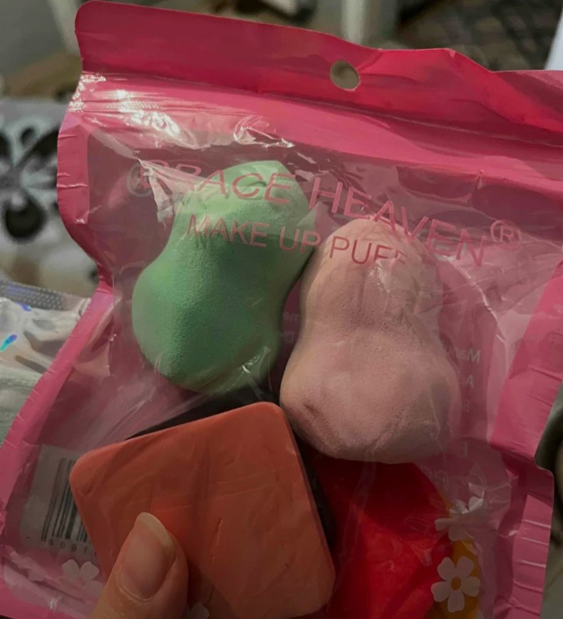 Pastel Renkli Makyaj Fırça ve Süngerleri Seti(25parça) - Görsel 3