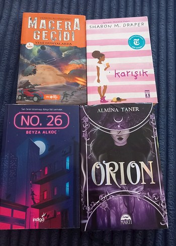 Macera ve Kurgu Roman Seti 4 Kitap
