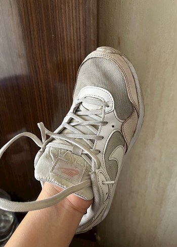 Nike Nike Beyaz Platform Topuklu Kadın Spor Ayakkabısı