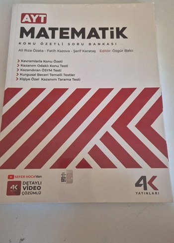 AYT Matematik Konu Özetli Soru Bankası