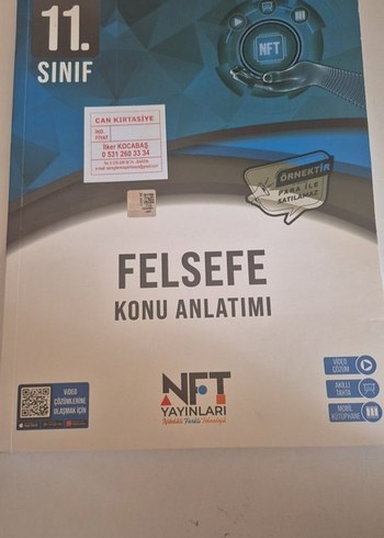 11. Sınıf Felsefe Konu Anlatımı Kitabı