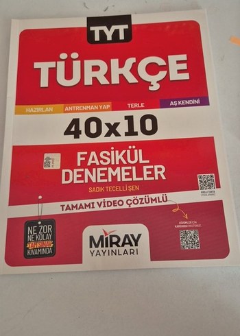 TYT Türkçe Fasikül Denemeler
