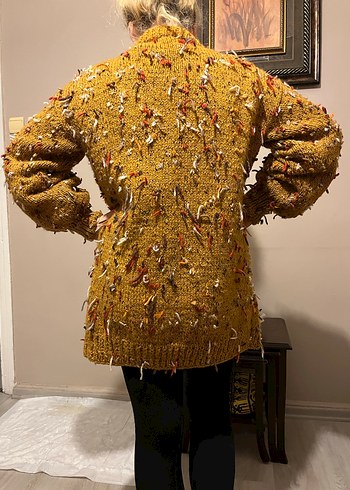  El Emeği Örgü Hırka  Tamamen Kendi Örgüm - Görsel 6