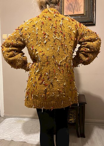  El Emeği Örgü Hırka  Tamamen Kendi Örgüm - Görsel 7