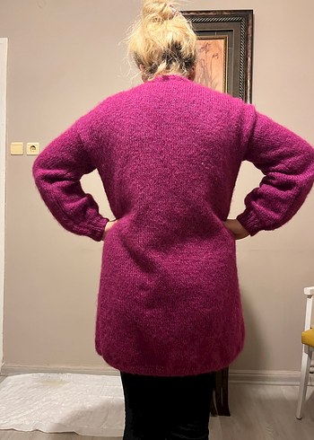  El Emeği Örgü Hırka  Tamamen Kendi Örgüm - Görsel 4