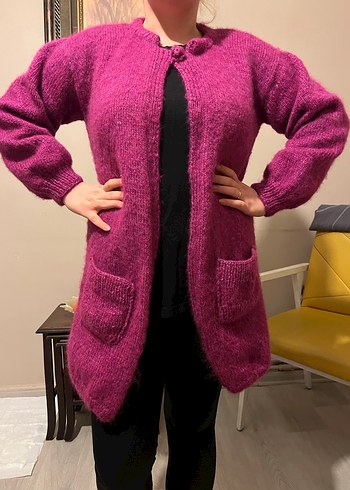  El Emeği Örgü Hırka  Tamamen Kendi Örgüm - Görsel 6