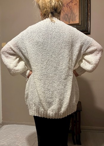  El Emeği Örgü Hırka  Tamamen Kendi Örgüm - Görsel 4