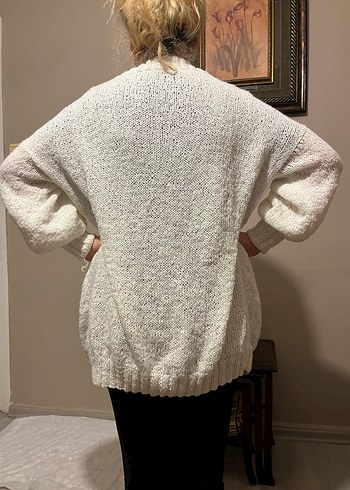  El Emeği Örgü Hırka  Tamamen Kendi Örgüm - Görsel 5