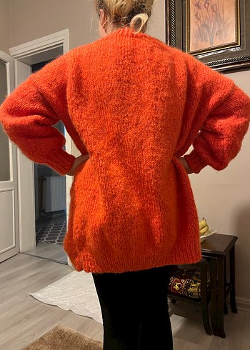  El Emeği Örgü Hırka  Tamamen Kendi Örgüm - Görsel 3