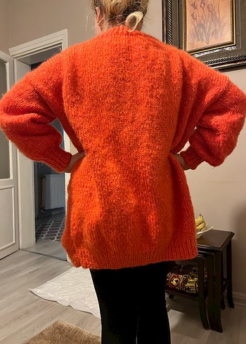  El Emeği Örgü Hırka  Tamamen Kendi Örgüm - Görsel 4