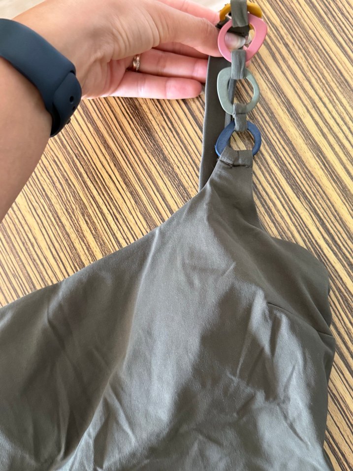 Kemer Detaylı Haki Kadın Mayo - Görsel 4