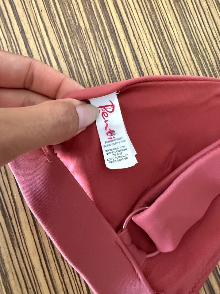 Nar çiçeği Bohem Tarzı Bikini Üstü - Görsel 3