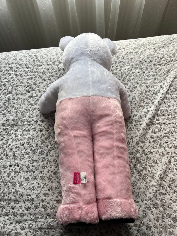 Pembe Peluş Ayıcık Oyuncak - Görsel 3