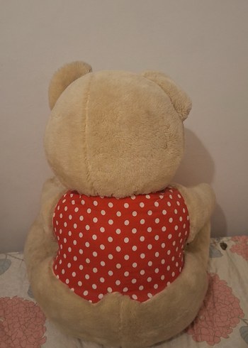 Renkli Detaylı Kahverengi Peluş Ayıcık - Görsel 3