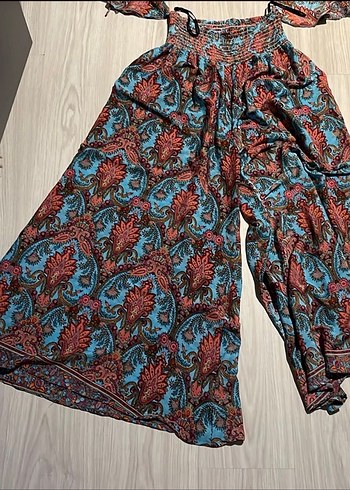 Abiye Bohem Mini Elbise, V Yaka, Uzun Kollu