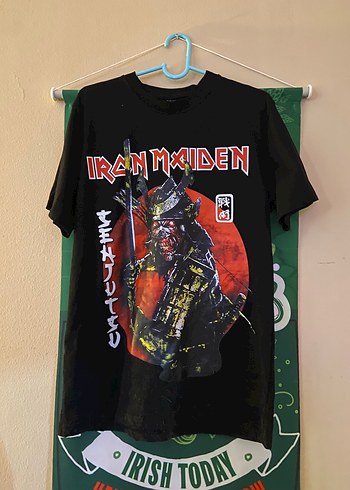 Iron Maiden Baskılı Siyah Erkek Tişört