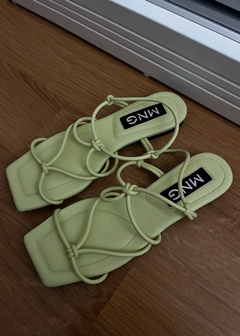 Mango Mango Yeşil Kadın Sandalet