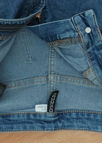 H&M Parlak Mavi Kadın Denim Jean