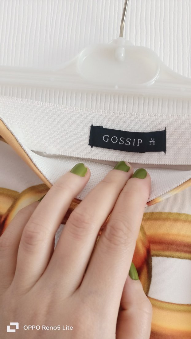 Zincir Desenli Kadın Etek - Görsel 2