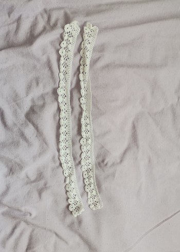  Beden Bohem Tarzı Beyaz Dantel Şerit 43 cm