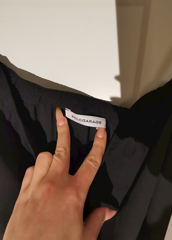 Polo Garage Marka Siyah Straplez Tulum - Görsel 4