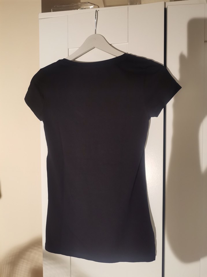 Mavi Marka Basic Siyah V Yaka Kısa Kollu Kadın Tshirt - Görsel 3