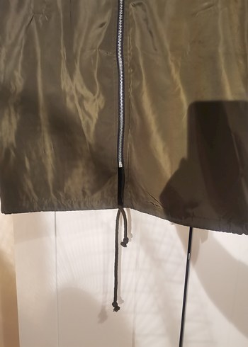 Koton Marka Haki Renk Baskılı Fermuarlı Ceket - Görsel 2