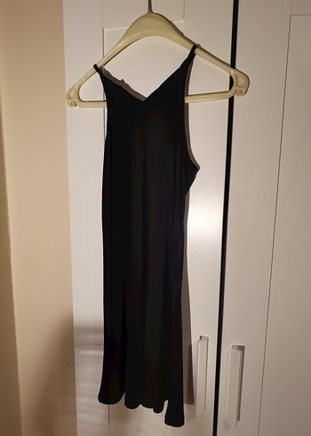 Polo Garage İnce Askılı Siyah Elbise - Görsel 4