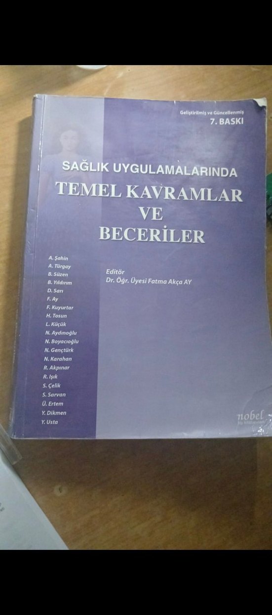 Sağlık Uygulamalarında Temel Kavramlar ve Beceriler 7. Baskı - Görsel 3