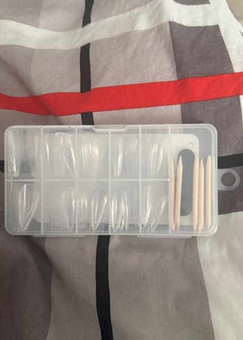 Uzun Stiletto Soft Gel Tırnak Uçları Seti - Görsel 2